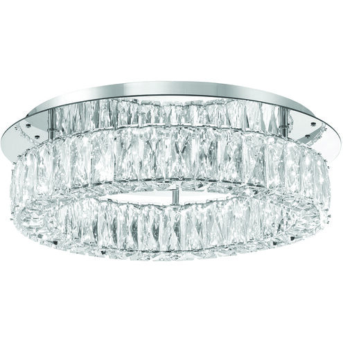 Kinsley 1 Light 18 inch Polished Chrome Flush Mount Ceiling Light