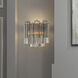 Addis 2 Light 14.5 inch Aged Brass Bath Vanity Light Wall Light in Smoke