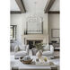 Broche 12 Light 42 inch Matte White Chandelier Ceiling Light