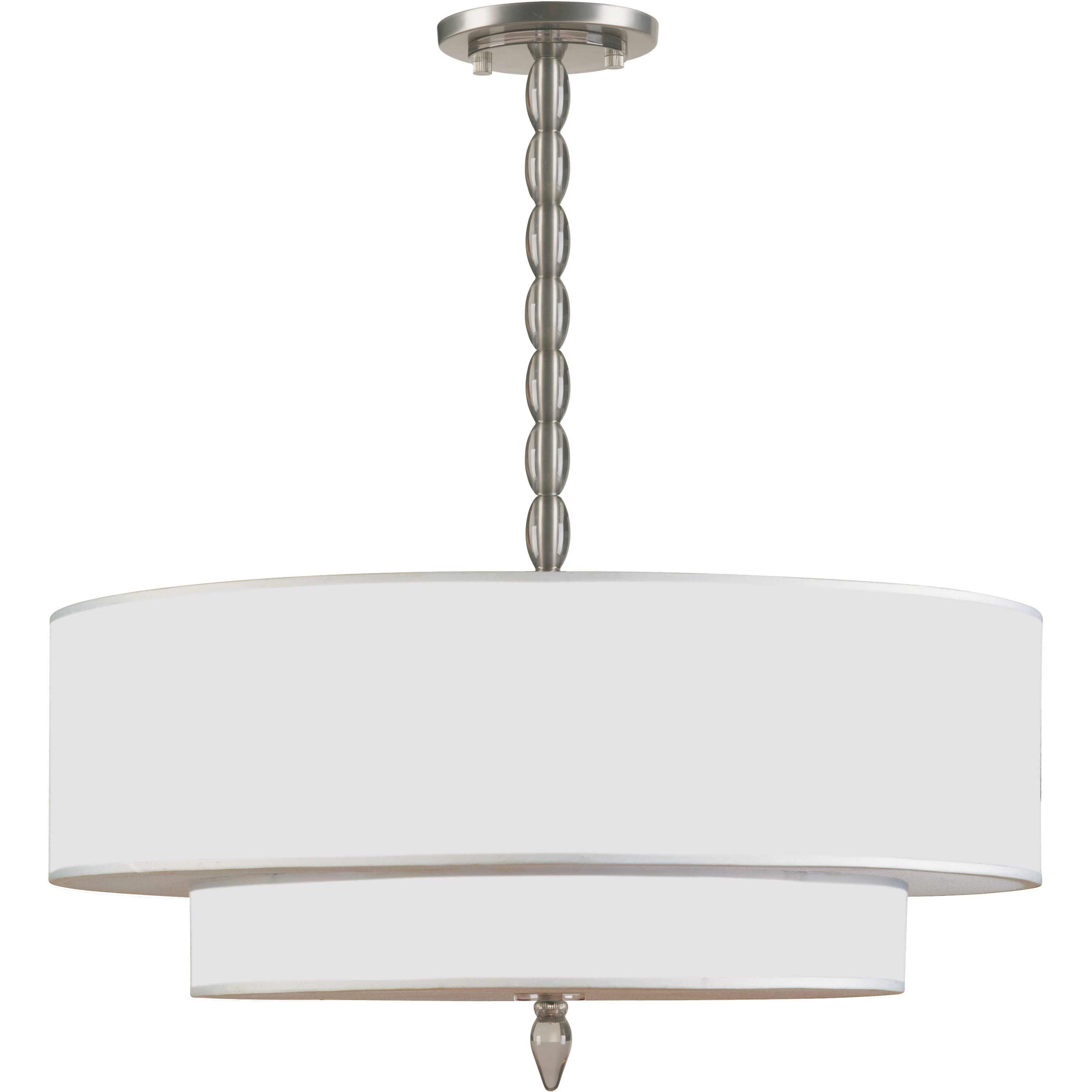 Luxo 5 Light 26 inch Satin Nickel Chandelier Ceiling Light