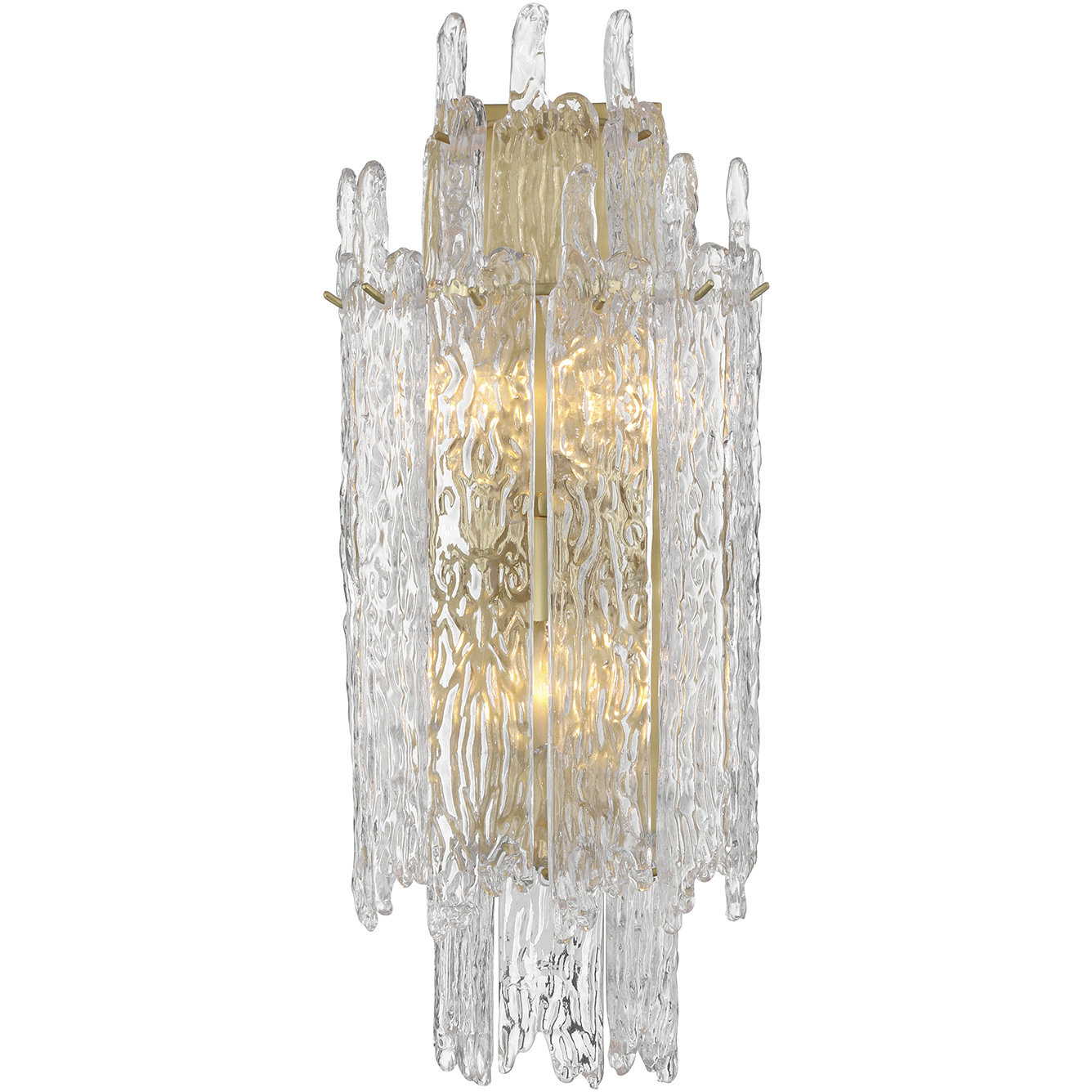 Ackerly Bath Sconce Wall Light in Aged Brass
