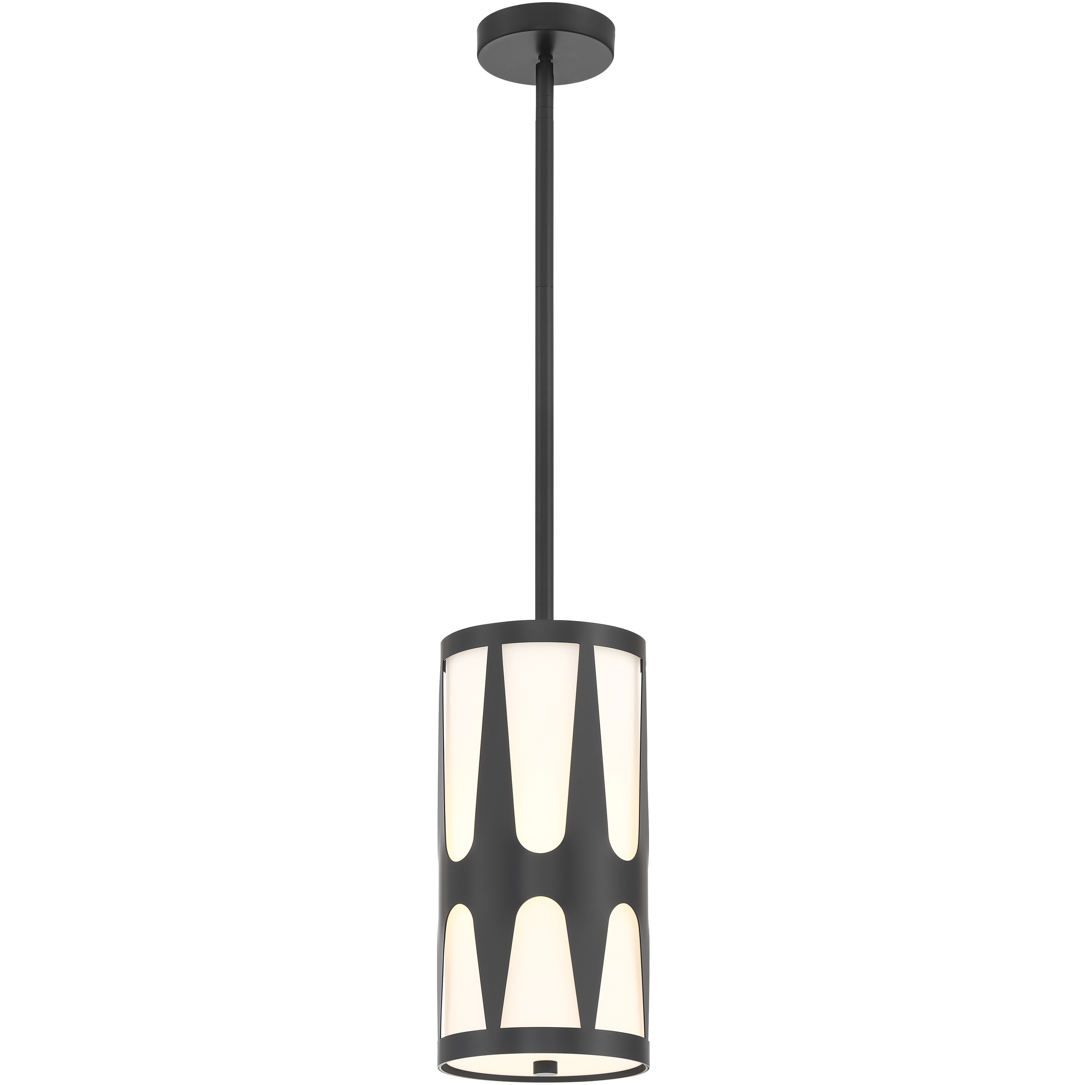 Royston 1 Light 7 inch Black Mini Pendant Ceiling Light