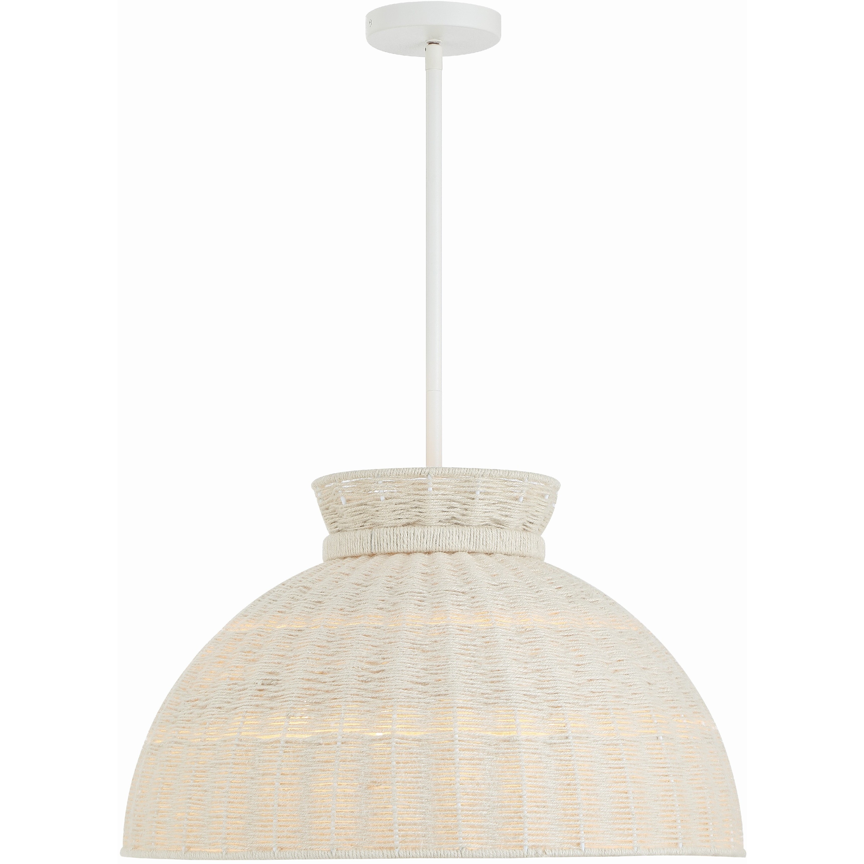 Reese 4 Light 22 inch Matte White Pendant Ceiling Light