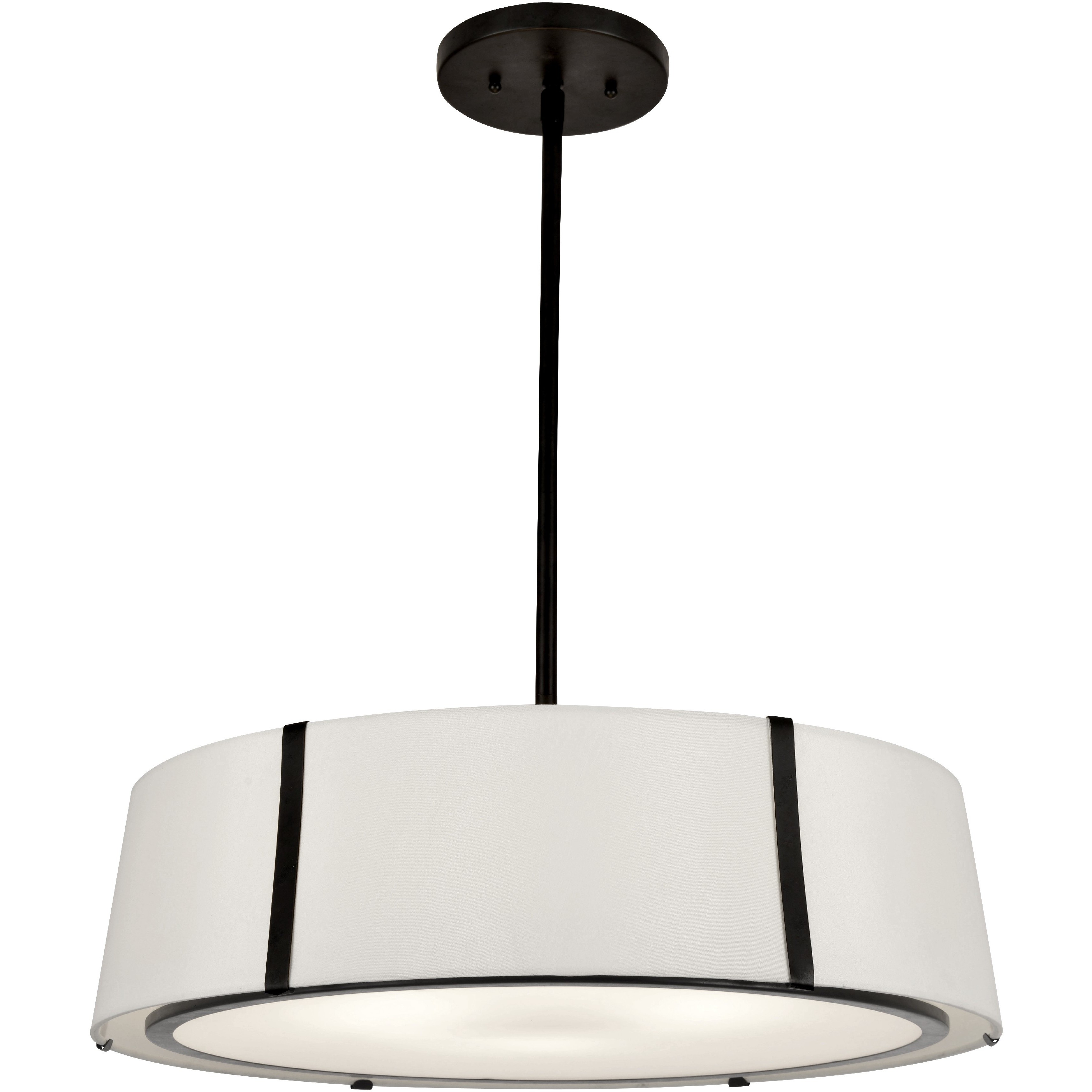 Fulton 6 Light 24 inch Black Pendant Ceiling Light