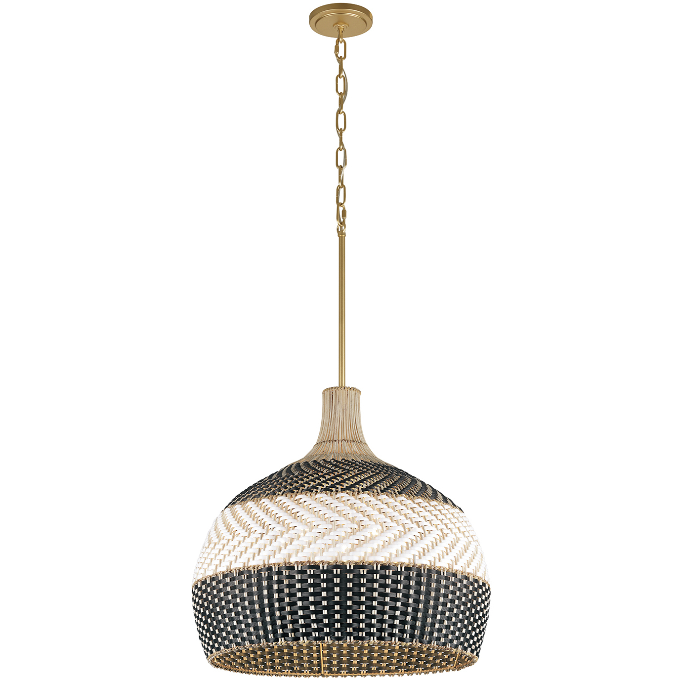 Zanzibar 5 Light 21 inch Soft Gold Pendant Ceiling Light