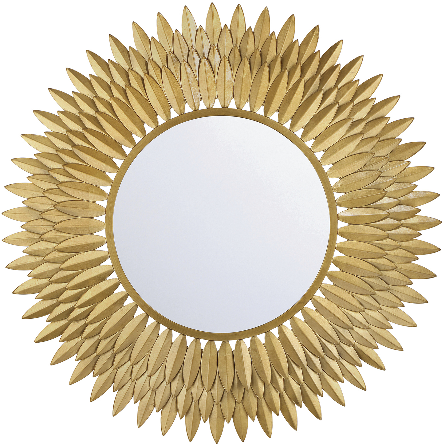 Broche 30 X 30 inch Antique Gold Mirror
