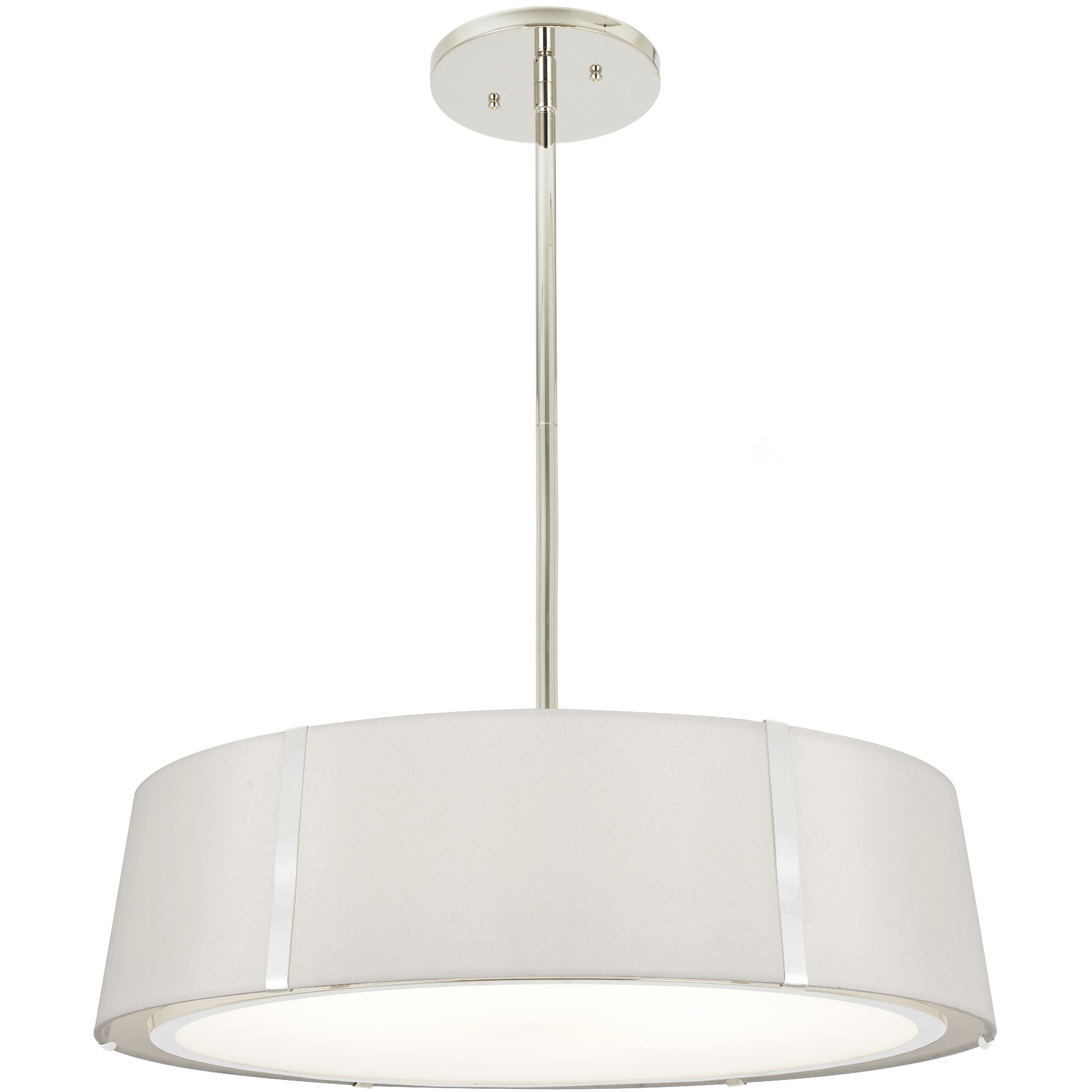 Fulton 6 Light 24 inch Polished Nickel Pendant Ceiling Light
