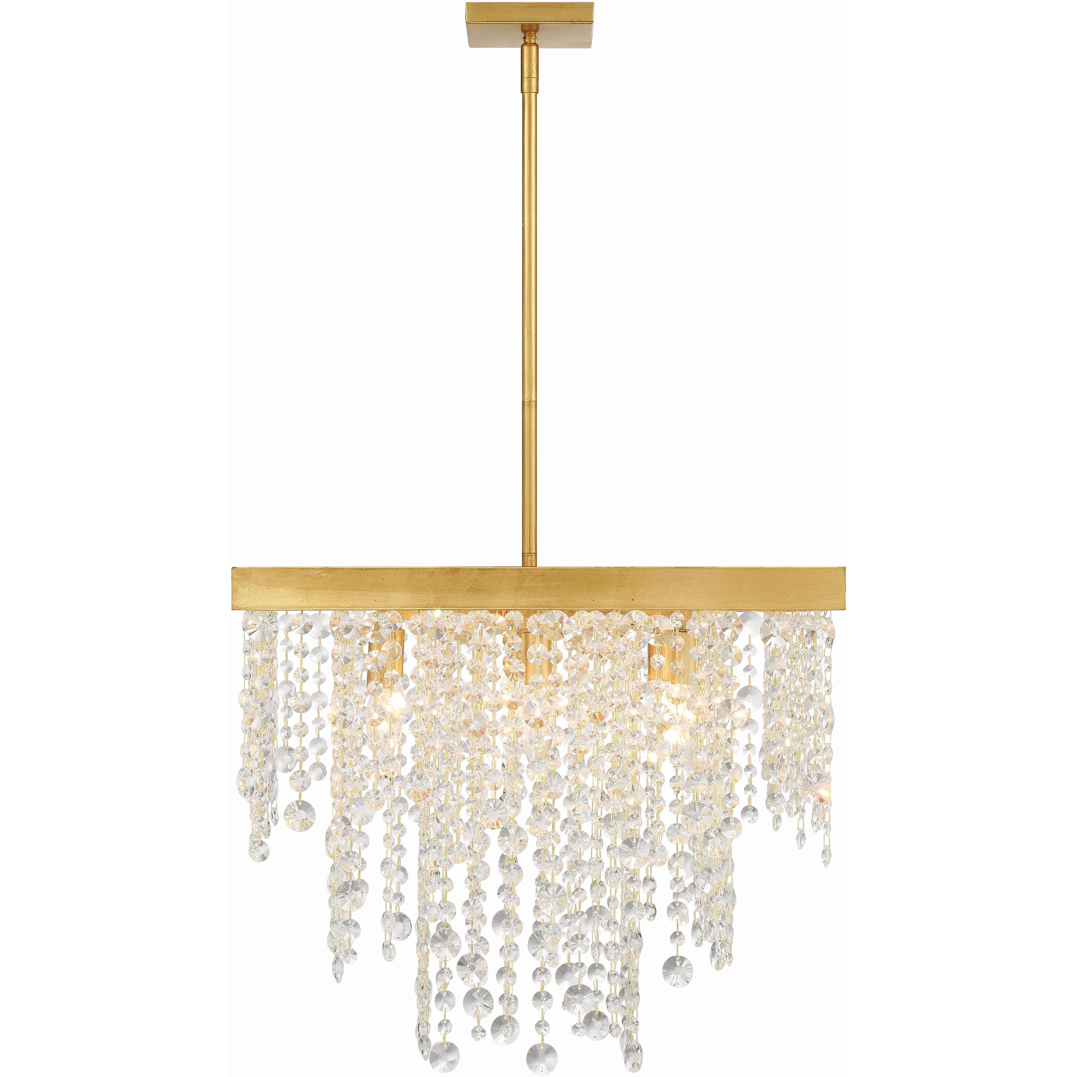 Winham 8 Light 22 inch Antique Gold Chandelier Ceiling Light