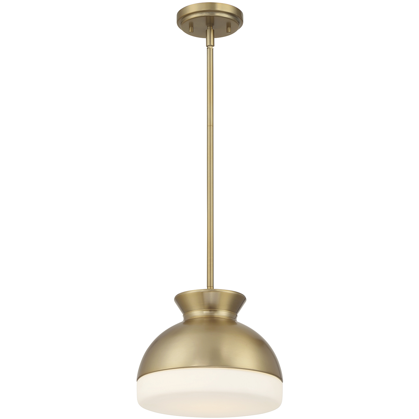 Gidget 1 Light 10.25 inch Vibrant Gold Mini Pendant Ceiling Light