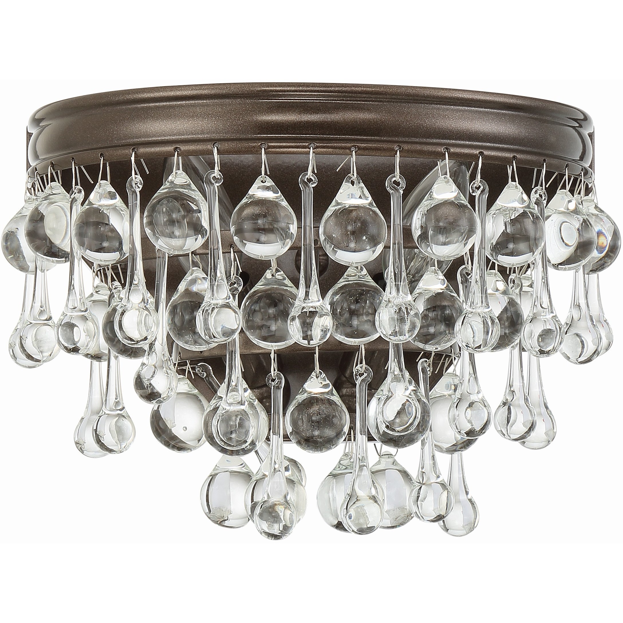 Calypso Bath Wall Light in Vibrant Bronze