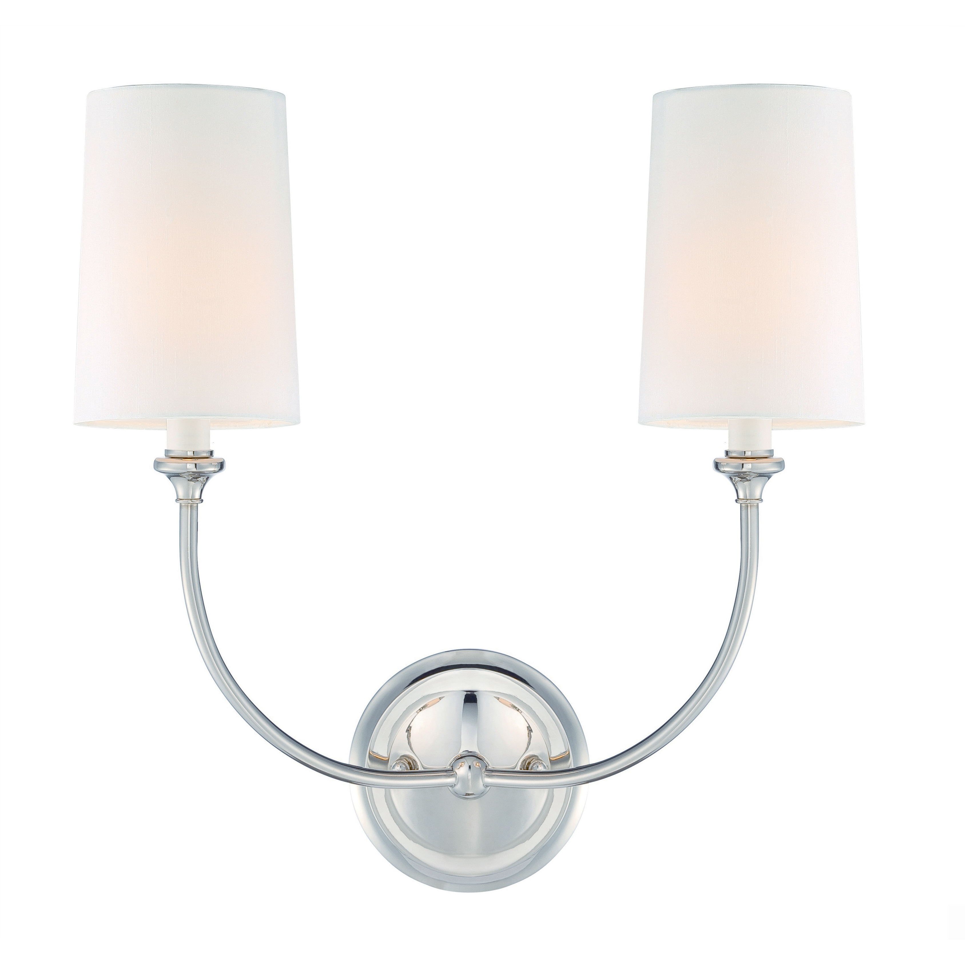Sylvan Bath Wall Light in Polished Nickel