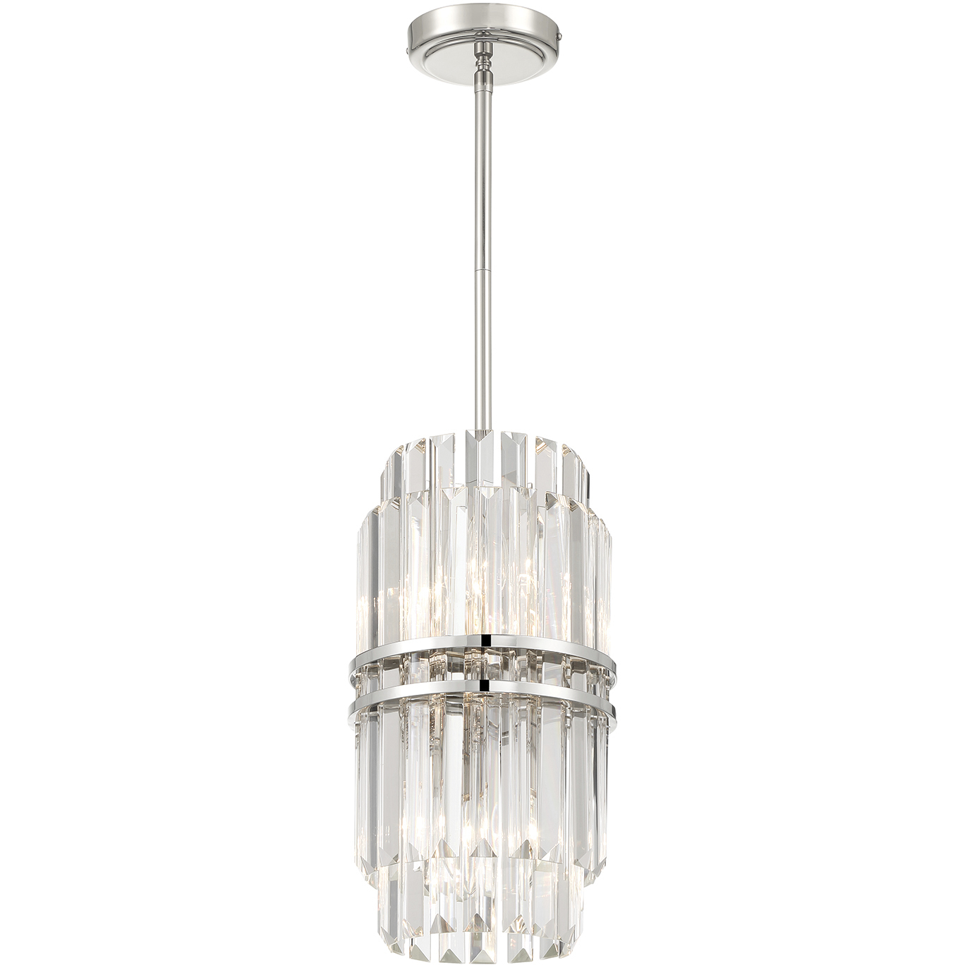 Hayes 4 Light 8 inch Polished Nickel Chandelier Ceiling Light