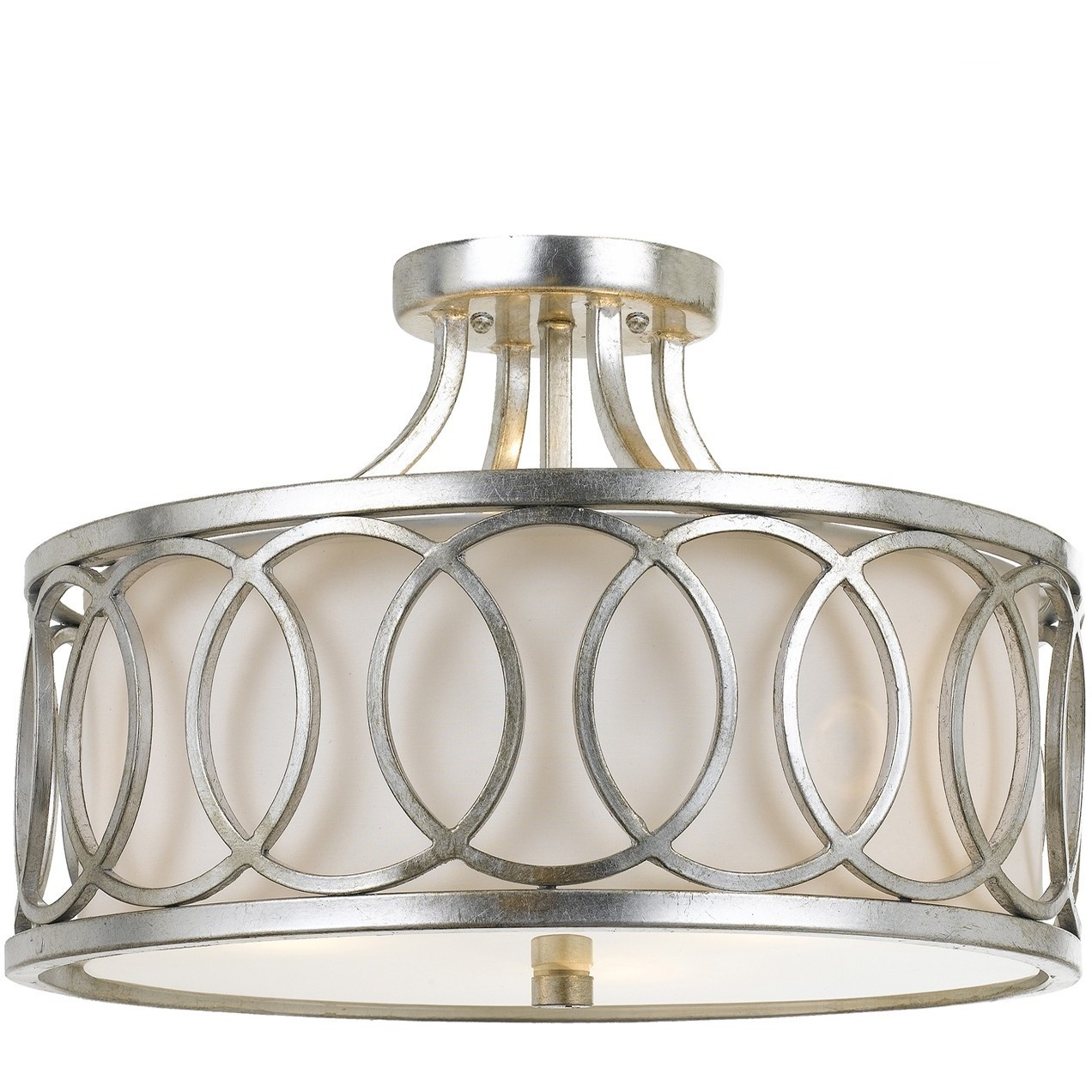 【保障できる】 3 Graham 285-SA Crystorama Light Semi Silver Antique inch 15 靴