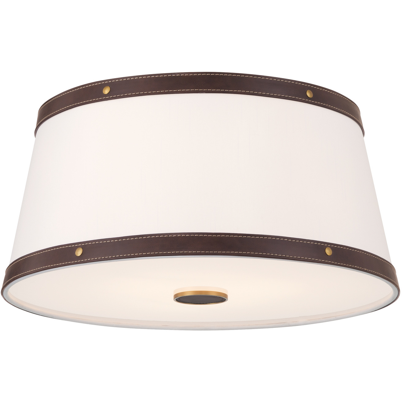Callahan 3 Light 17 inch Luxe Gold Flush Ceiling Light