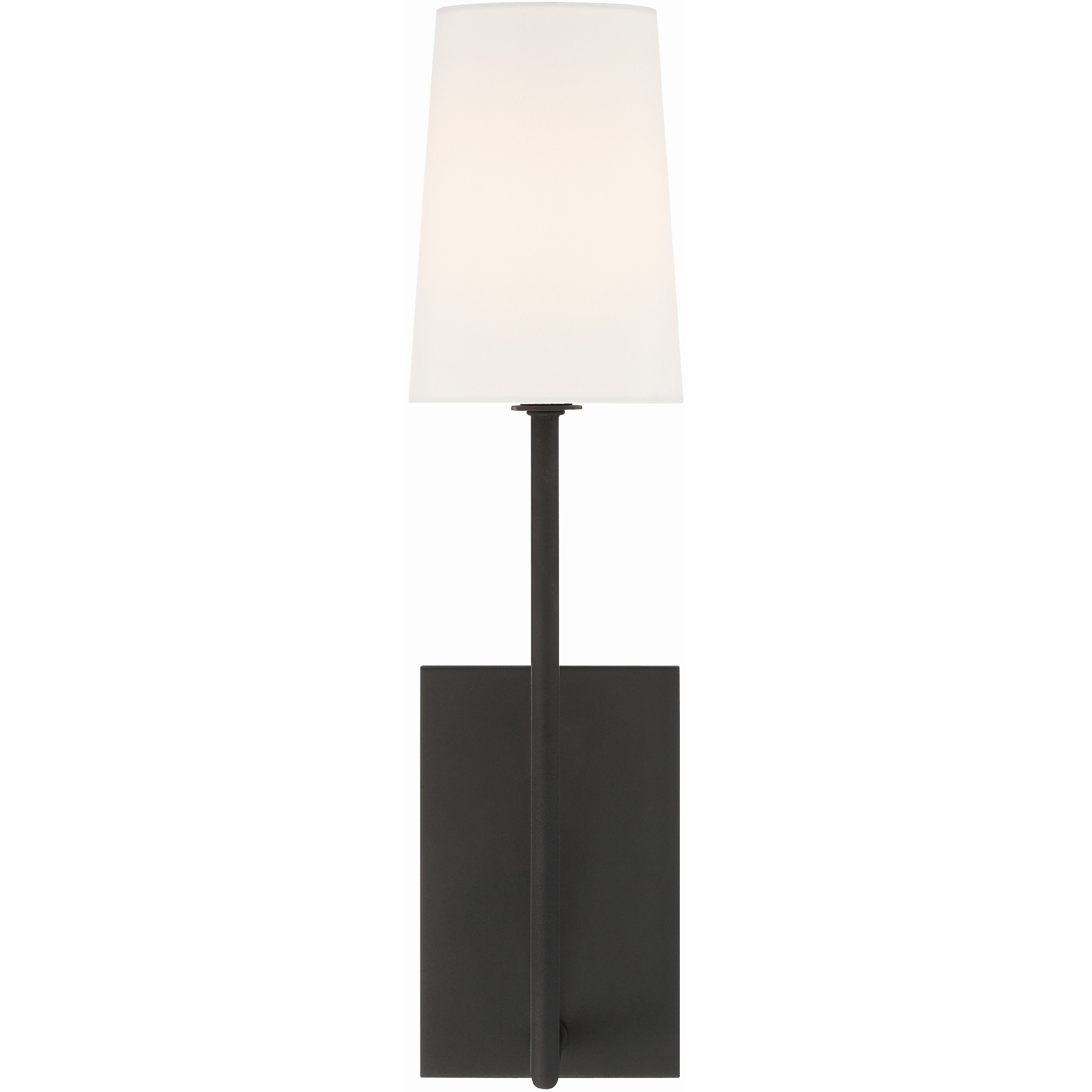 Lena Bath Sconce Wall Light in Black Forged