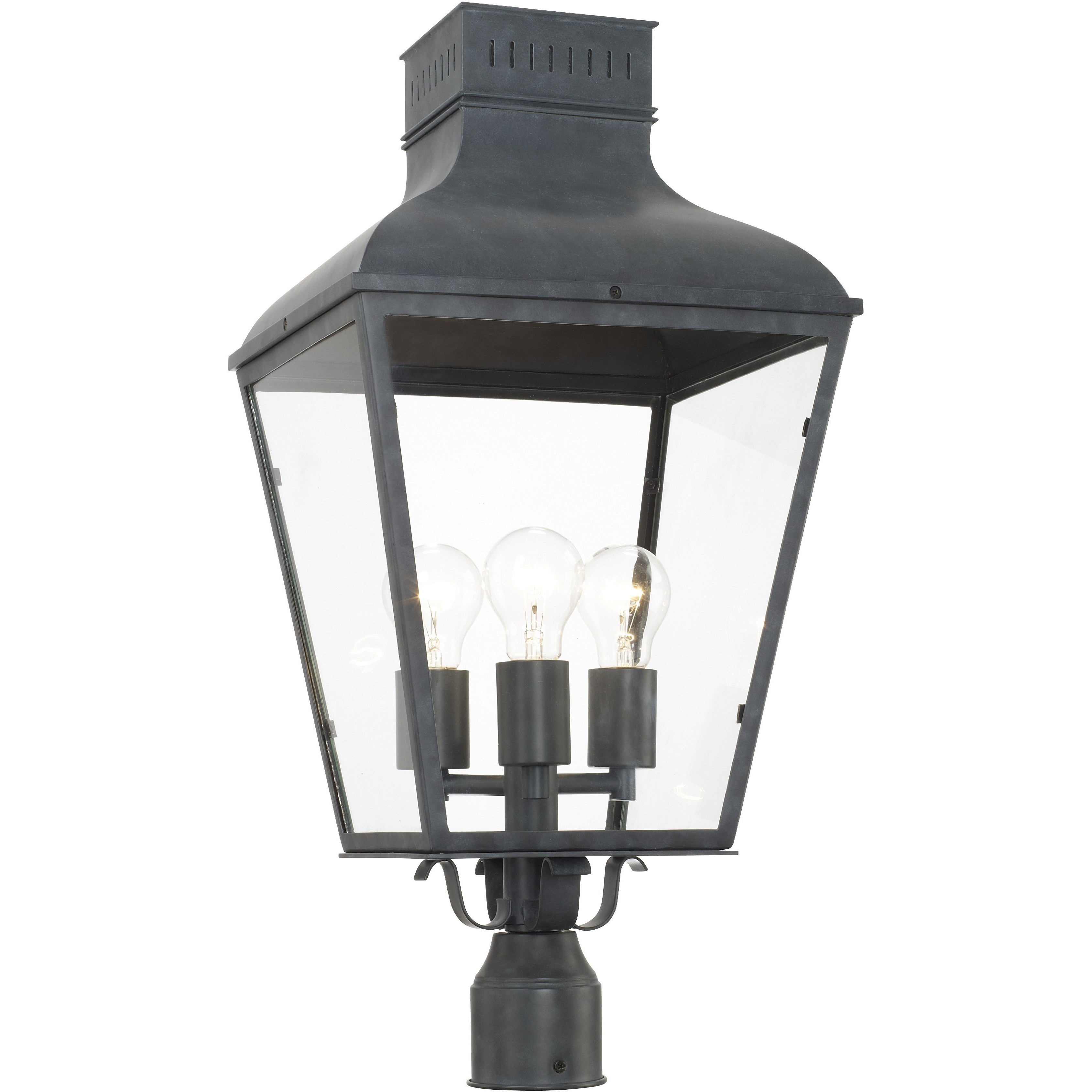 Dumont 3 Light 25.75 inch Graphite Outdoor Post